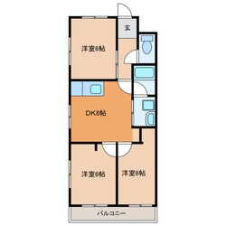 サンライズ清香の物件間取画像